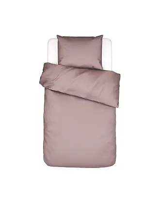 ESSENZA | Satin Bettwäsche 70x90cm / 140x200cm COLETTA Global Grey | rosa